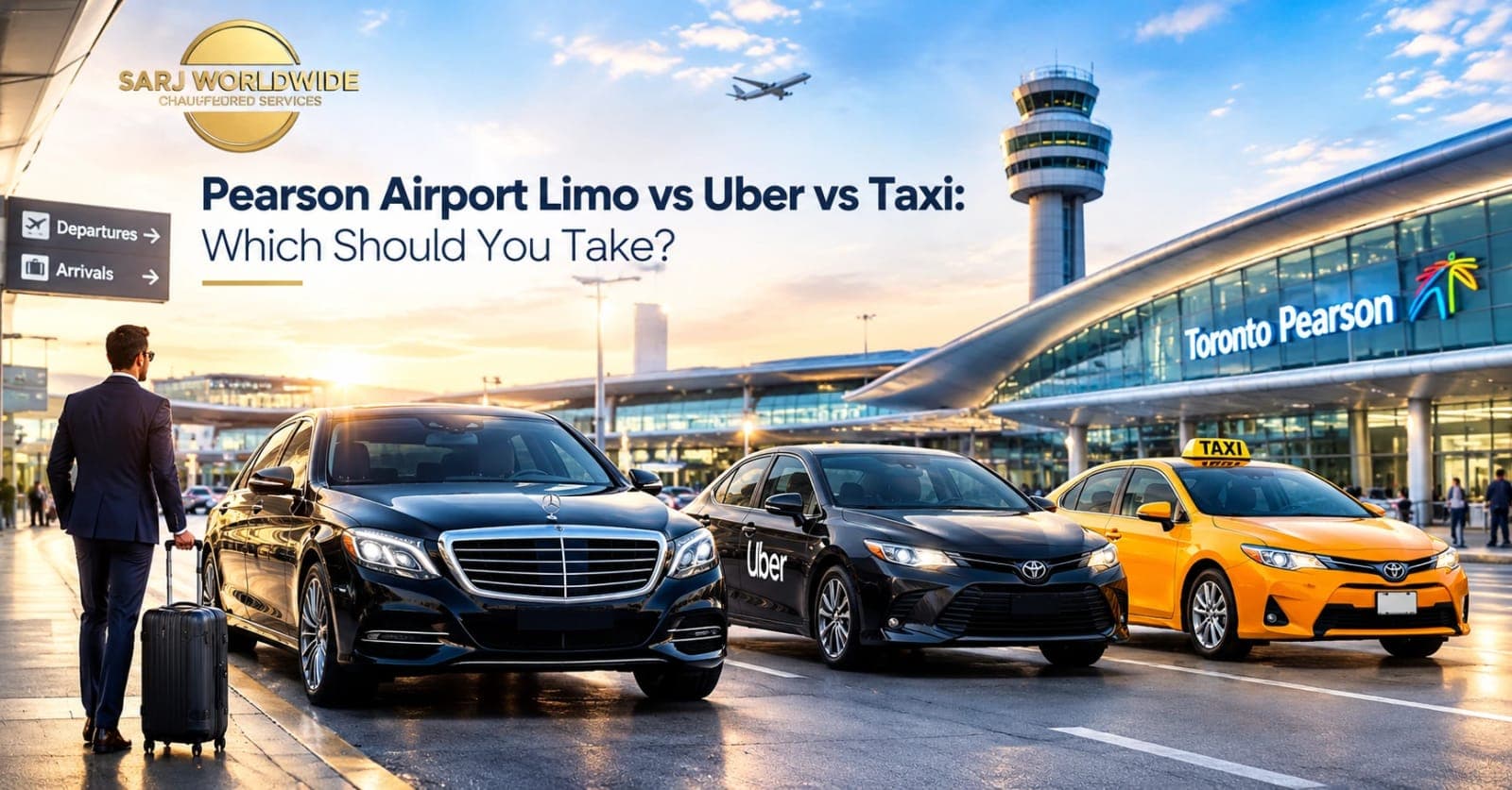 Pearson Airport Limo vs Uber vs Taxi: Which Should You Take?